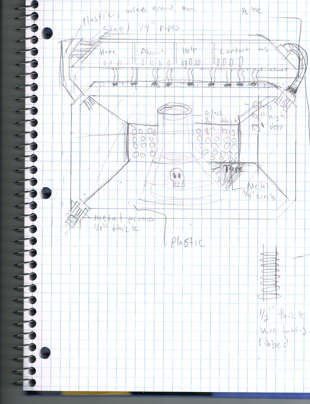 3D Beaker Sketch 1